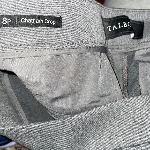 Talbot’s Women’s Chatham Crop Pants Size 8P in Gray New / NWT - Picture 4 of 9